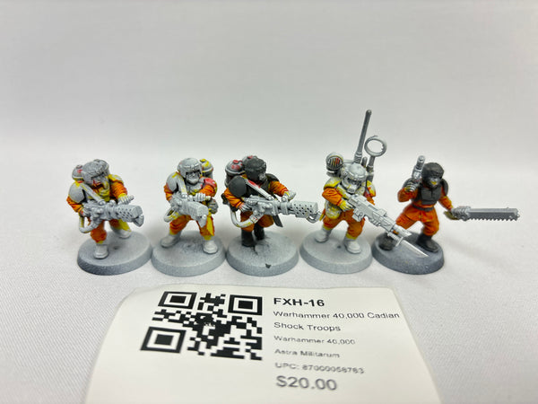 Warhammer 40,000 Cadian Shock Troops FXH-16