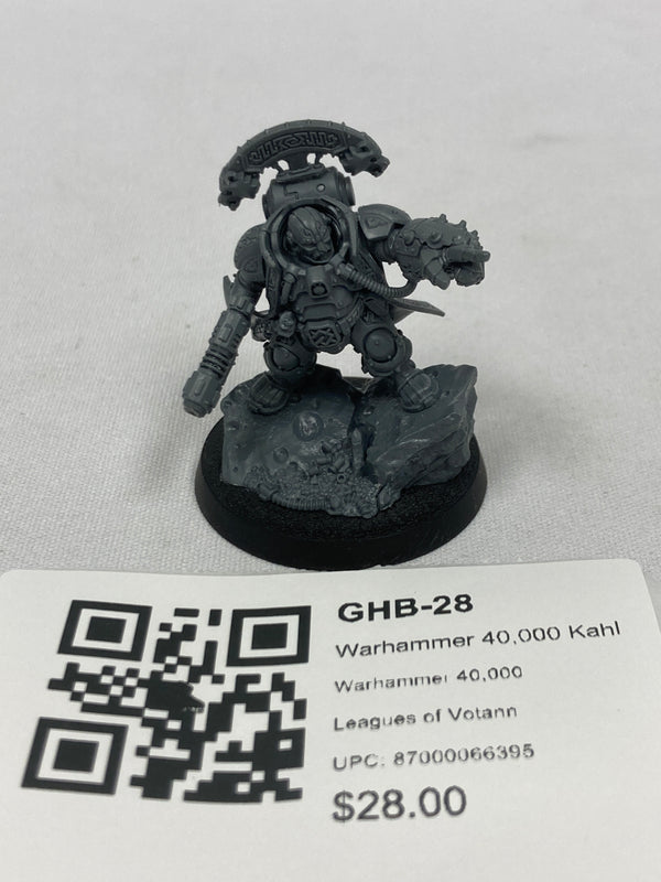 Warhammer 40,000 Kahl GHB-28