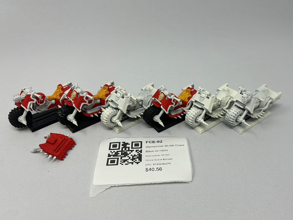 Warhammer 40,000 Chaos Bikes no riders FCE-02