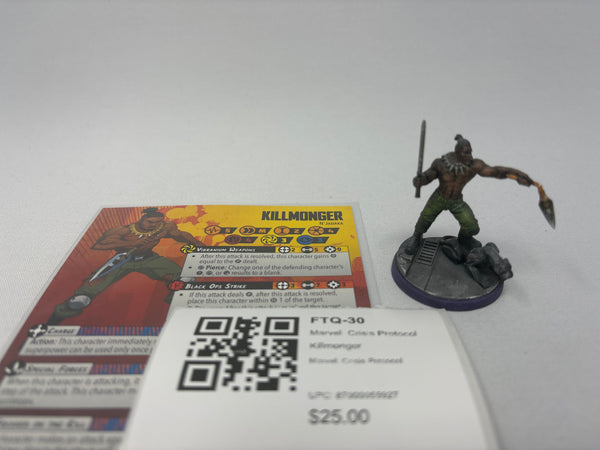 Marvel: Crisis Protocol Killmonger FTQ-30