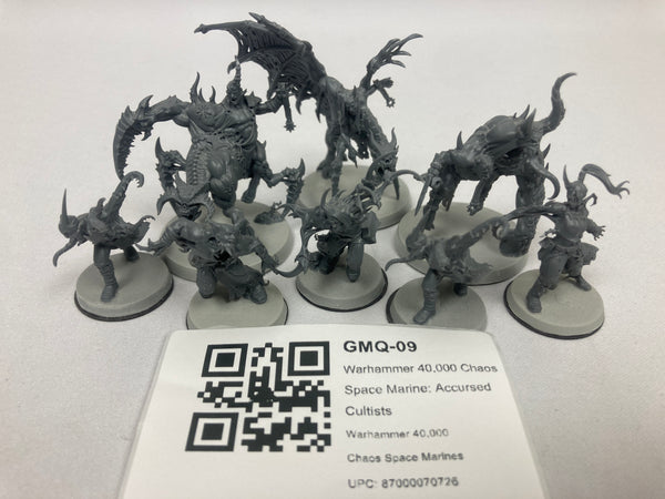 Warhammer 40,000 Chaos Space Marine: Accursed Cultists GMQ-09
