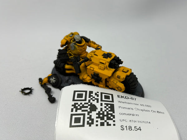 Warhammer 40,000 Primaris Chaplain On Bike conversion EKD-07
