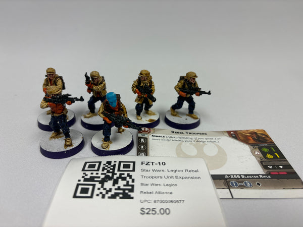 Star Wars: Legion Rebel Troopers Unit Expansion FZT-10