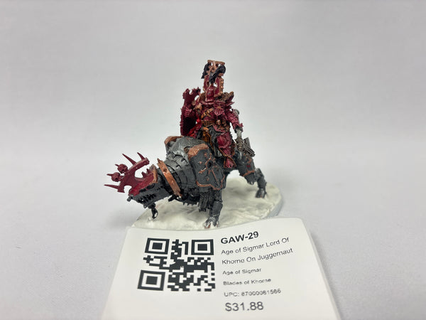 Age of Sigmar Lord Of Khorne On Juggernaut GAW-29