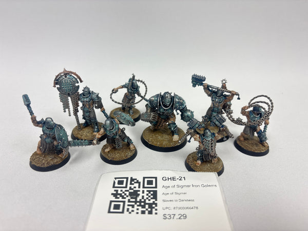 Age of Sigmar Iron Golems GHE-21