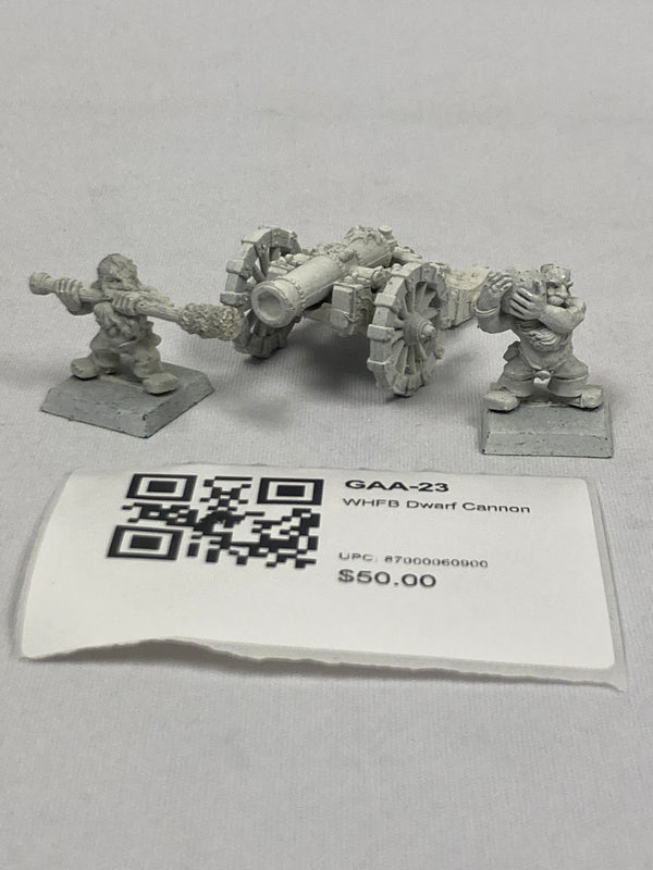 WHFB Dwarf Cannon GAA-23