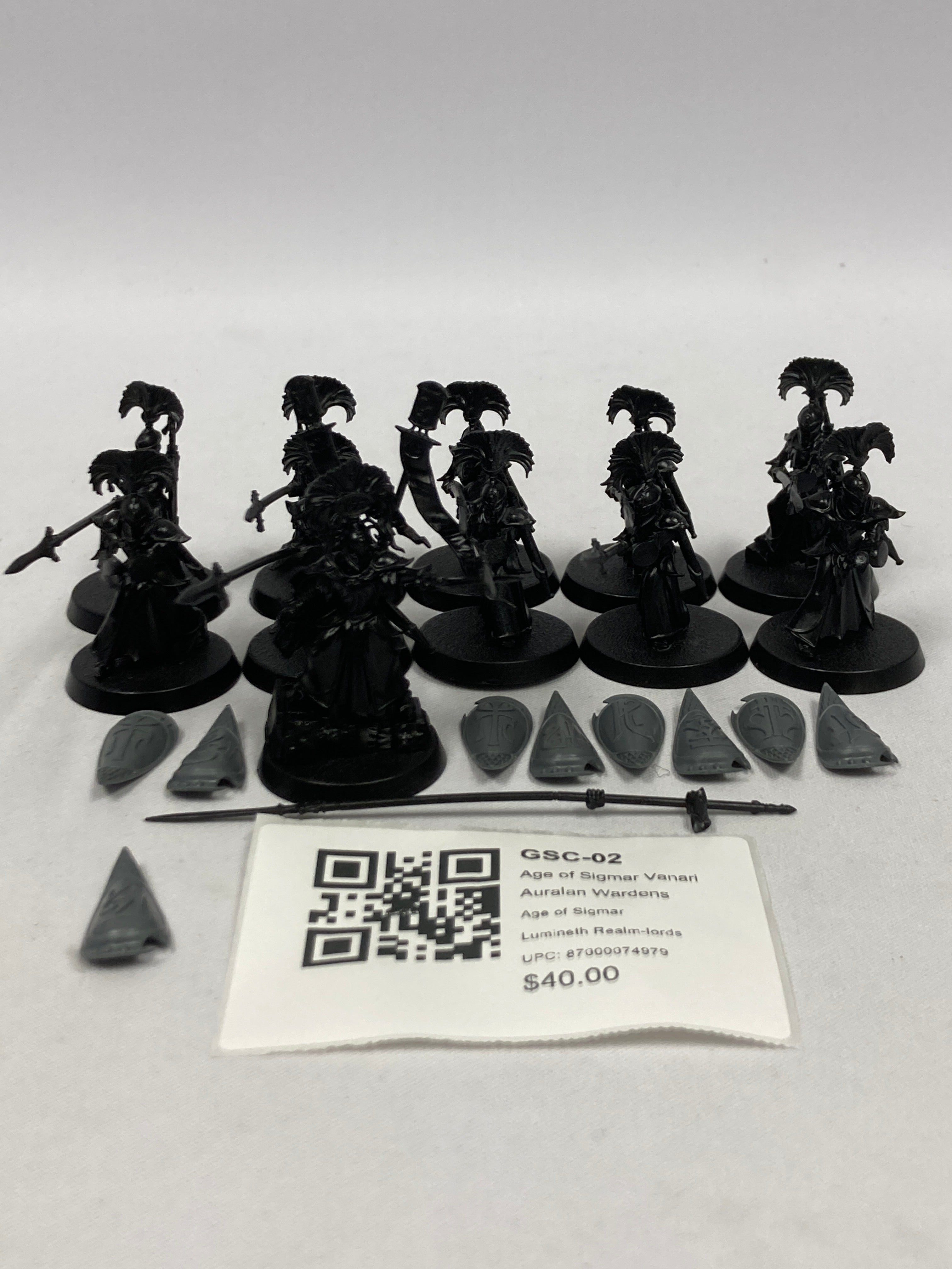 Vanari Auralan Wardens Lumineths - Figurines Pro Painted Pour Age Of Sigmar