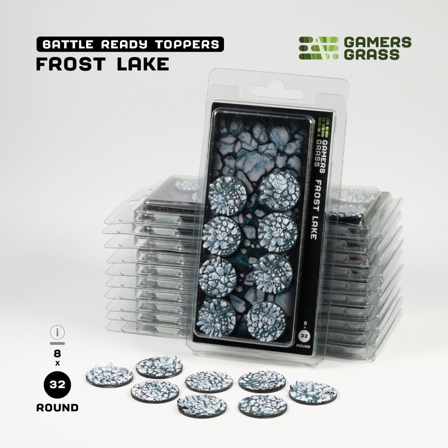 Gamers Grass: Frost Lake - Round 32mm (x8)