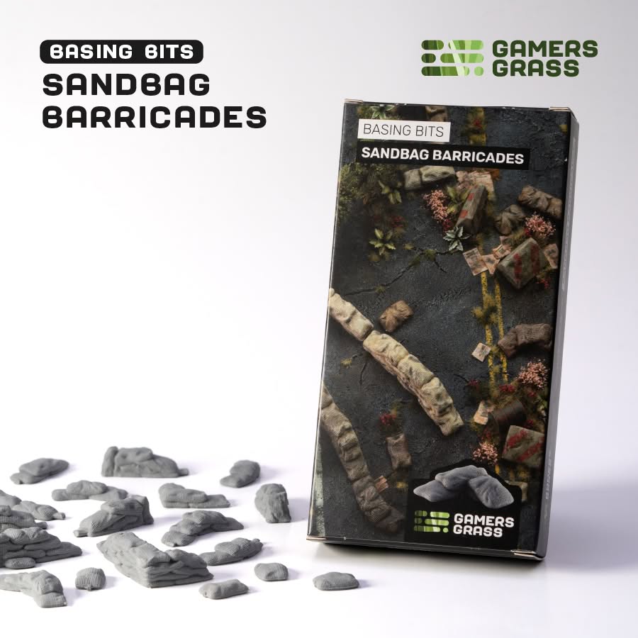 Gamers Grass: Basing Bits - Sandbag Barricades
