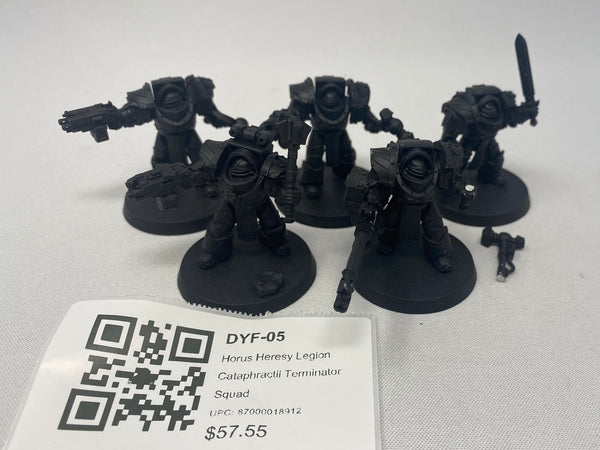 Horus Heresy Legion Cataphractii Terminator Squad DYF-05