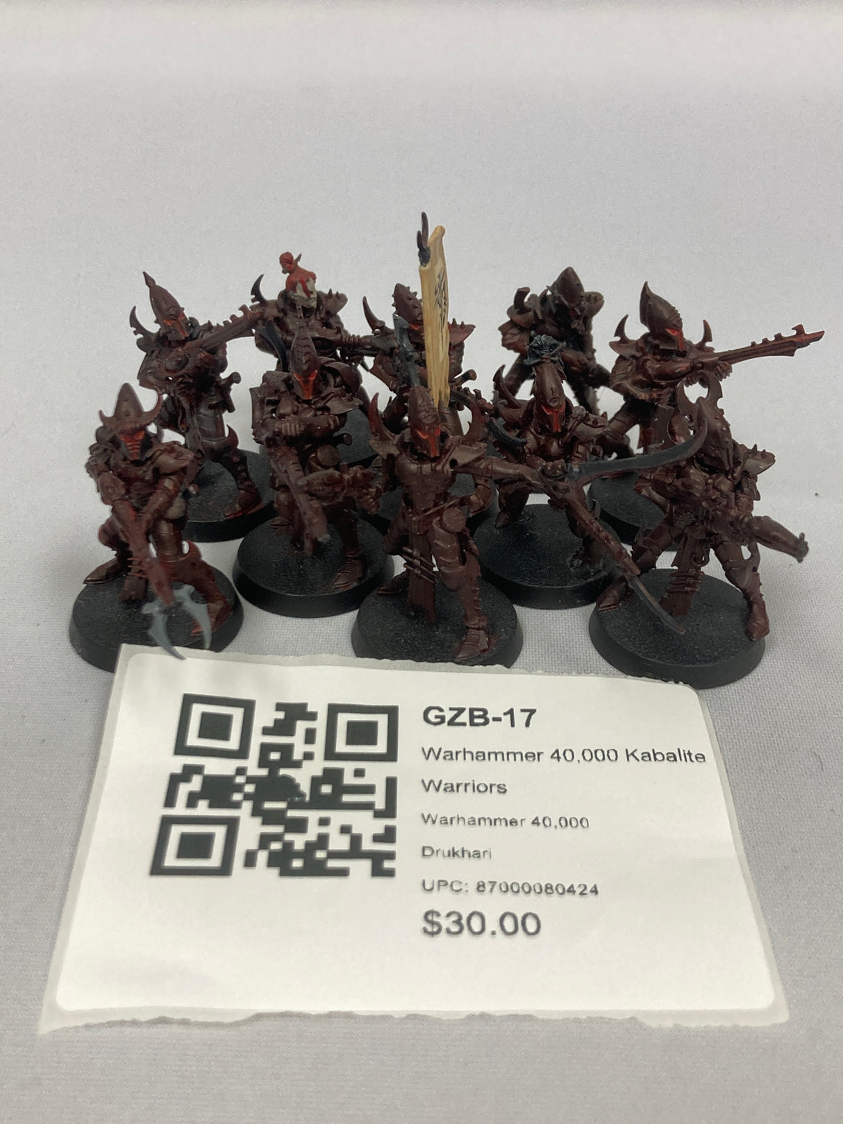 Warhammer 40,000 Kabalite Warriors GZB-17