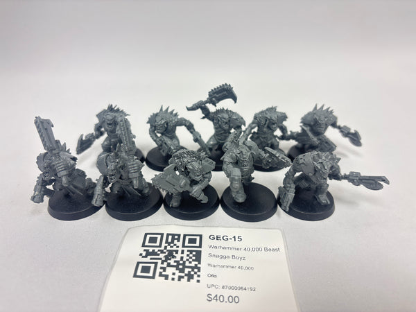 Warhammer 40,000 Beast Snagga Boyz GEG-15