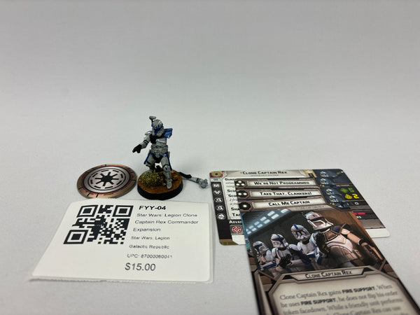 Star Wars: Legion Clone Captain Rex Commander Expansion FYY-04