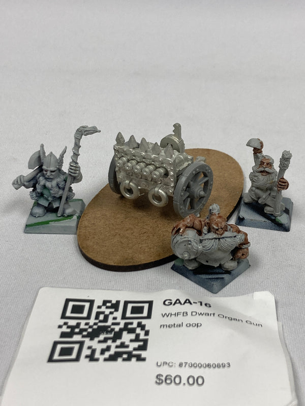 WHFB Dwarf Organ Gun metal oop GAA-16