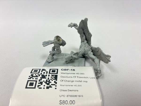 Warhammer 40,000 Daemons Of Tzeentch: Lord Of Change metal oop GBF-16