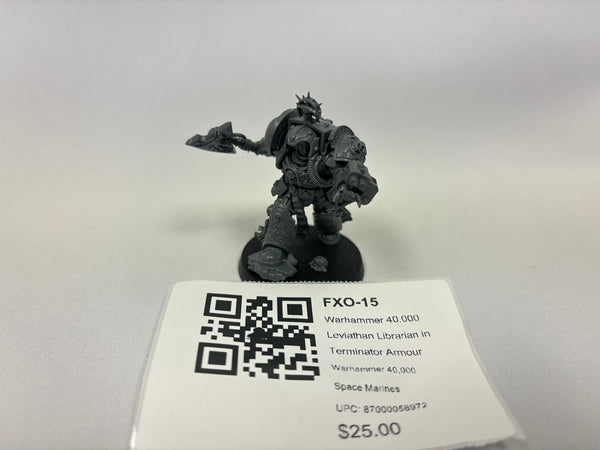 Warhammer 40,000 Leviathan Librarian in Terminator Armour FXO-15