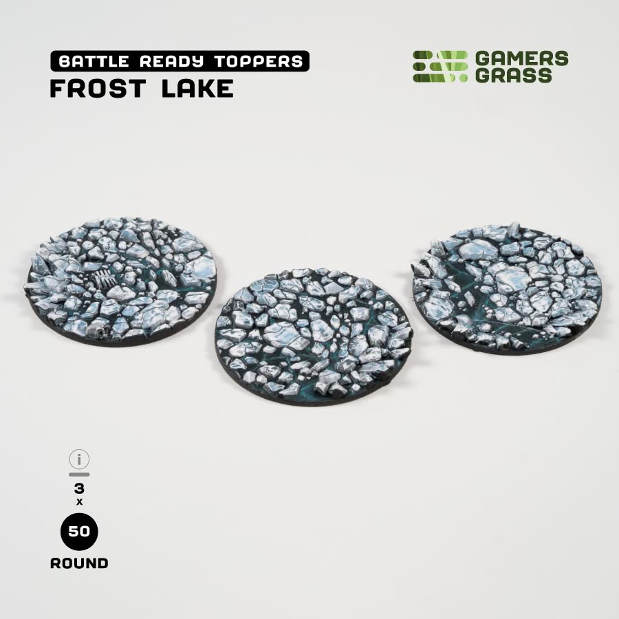 Gamers Grass: Frost Lake - Round 50mm (x3)