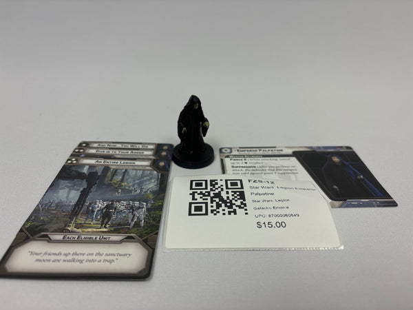 Star Wars: Legion Emperor Palpatine FZS-12