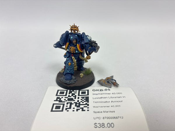 Warhammer 40,000 Leviathan Librarian in Terminator Armour GKB-05