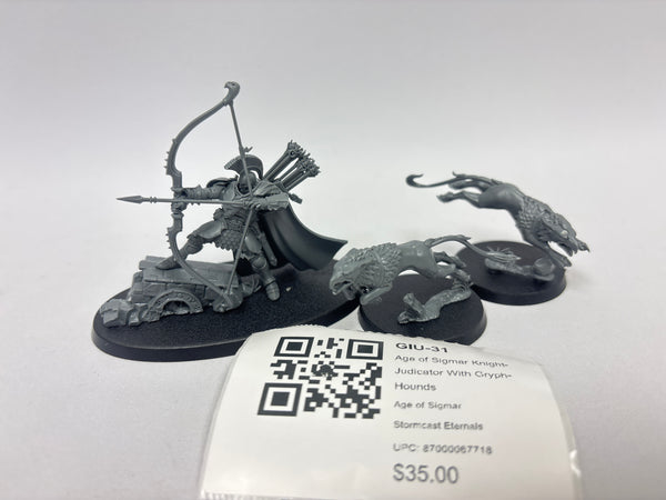 Age of Sigmar Knight-Judicator With Gryph-Hounds GIU-31