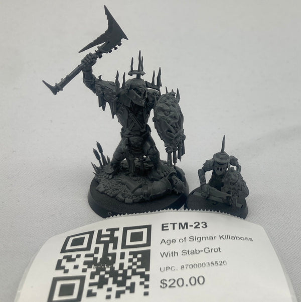 Age of Sigmar Killaboss With Stab-Grot ETM-23