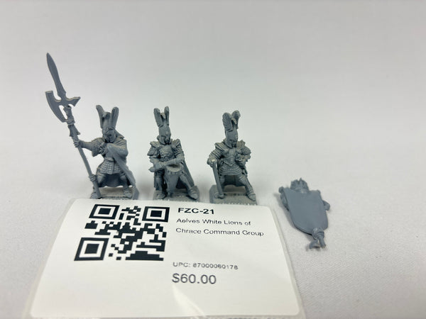 Aelves White Lions of Chrace Command Group FZC-21