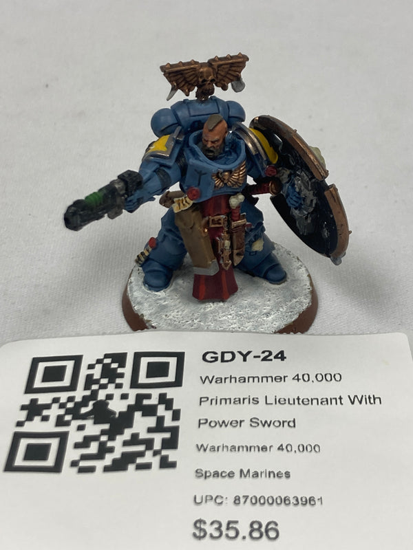Warhammer 40,000 Primaris Lieutenant With Power Sword GDY-24