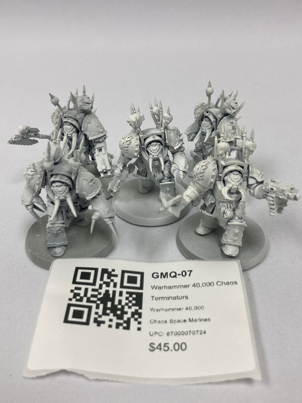 Warhammer 40,000 Chaos Terminators GMQ-07