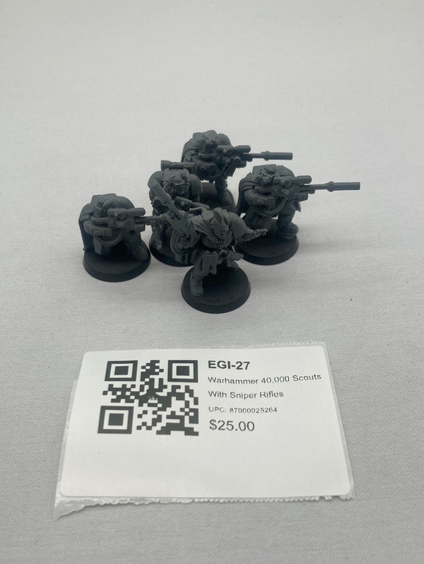 Warhammer 40,000 Scouts With Sniper Rifles EGI-27