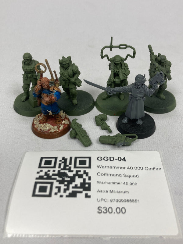 Warhammer 40,000 Cadian Command Squad GGD-04