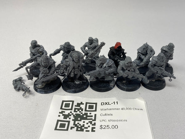 Warhammer 40,000 Chaos Cultists DXL-11