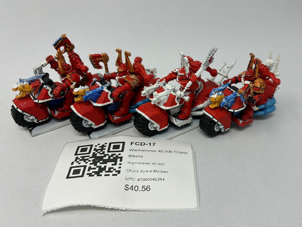 Warhammer 40,000 Chaos Bikers FCD-17
