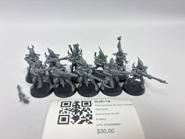 Warhammer 40,000 Kabalite Warriors GJX-14