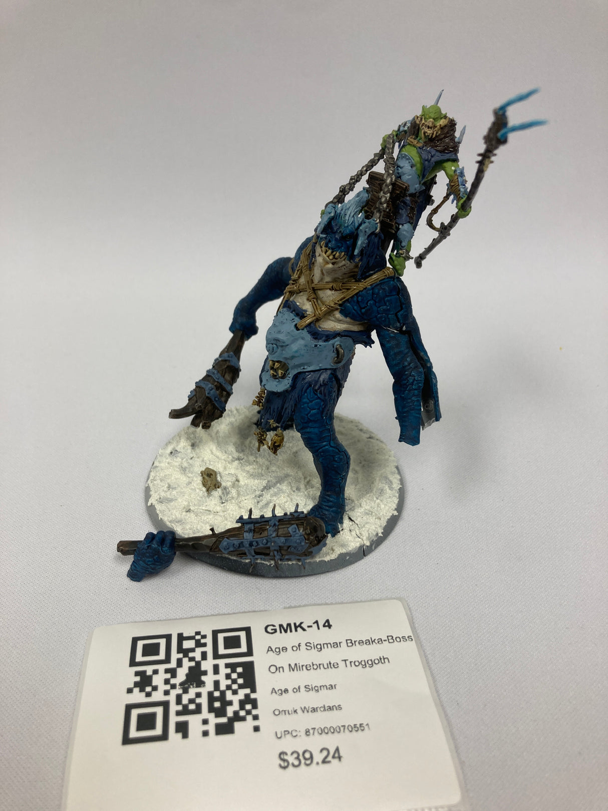 Age of Sigmar Breaka-Boss On Mirebrute Troggoth GMK-14