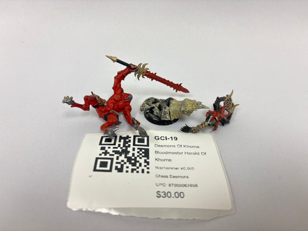 Daemons Of Khorne: Bloodmaster Herald Of Khorne GCI-19