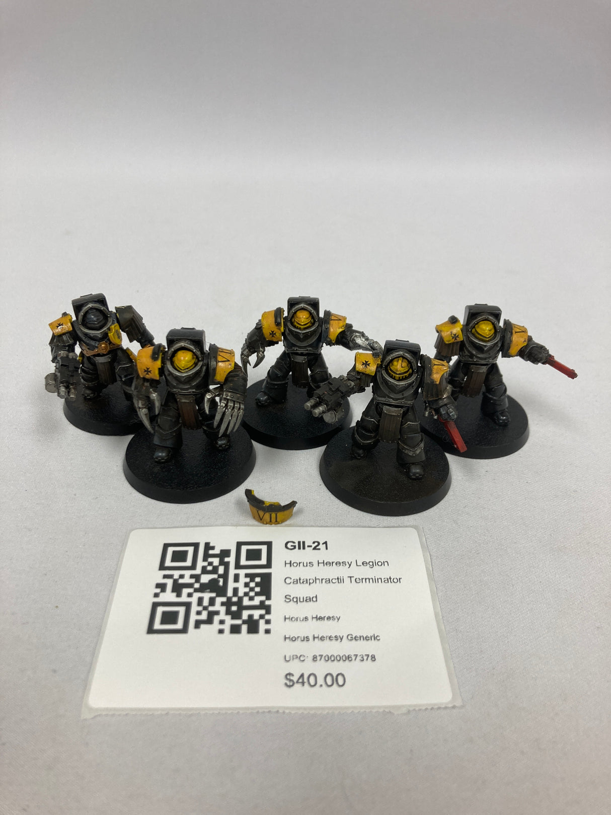 Horus Heresy Legion Cataphractii Terminator Squad GII-21