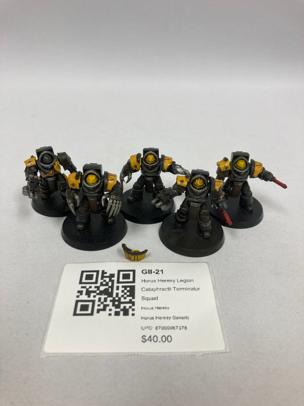 Horus Heresy Legion Cataphractii Terminator Squad GII-21