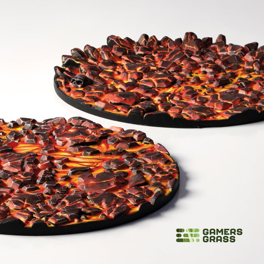 Gamers Grass: Molten Lava - Round 60mm (x2)