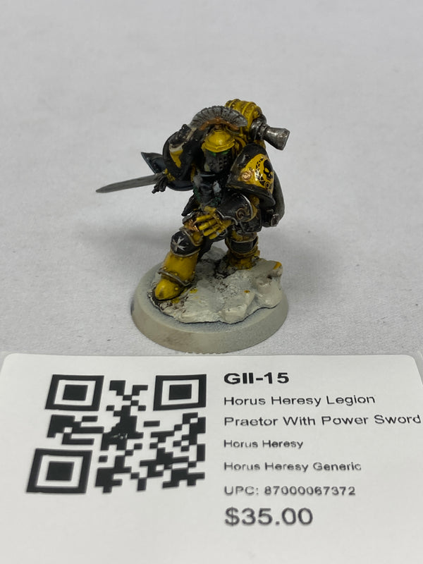 Horus Heresy Legion Praetor With Power Sword GII-15