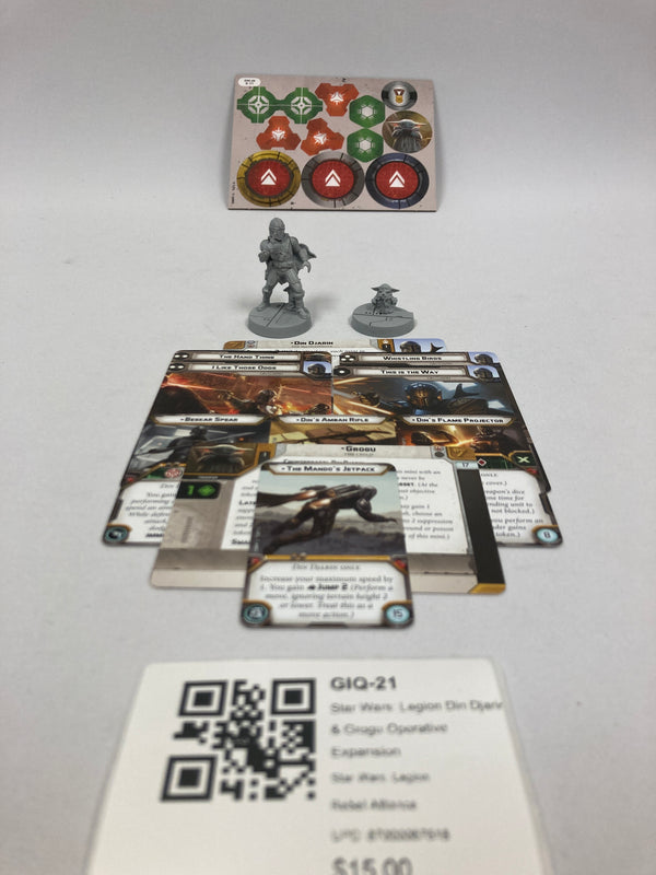 Star Wars: Legion Din Djarin & Grogu Operative Expansion GIQ-21