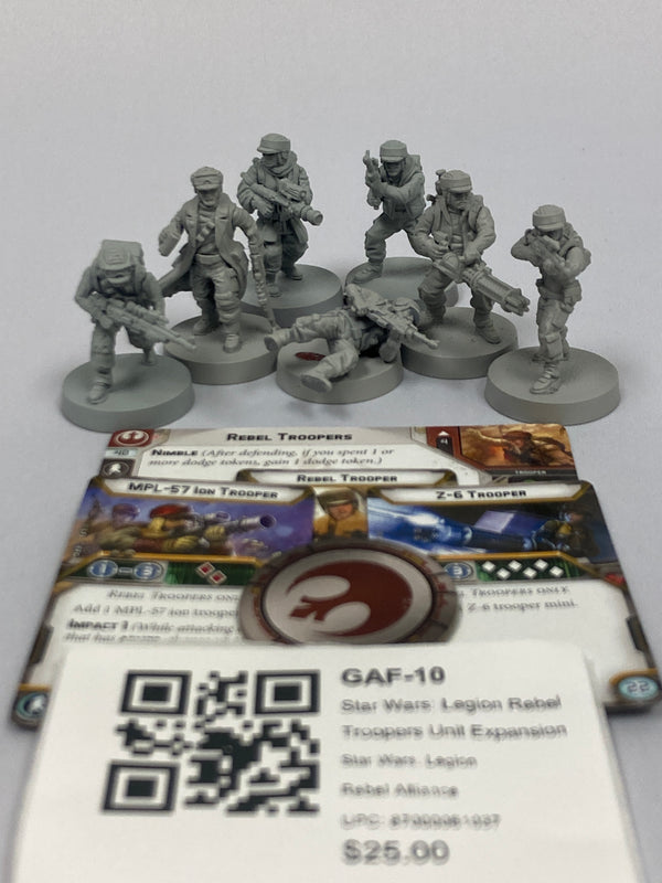 Star Wars: Legion Rebel Troopers Unit Expansion GAF-10