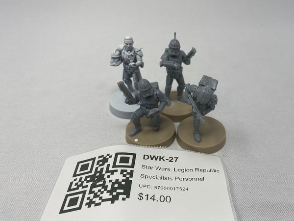 Star Wars: Legion Republic Specialists Personnel DWK-27
