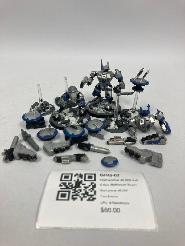 Warhammer 40,000 Xv8 Crisis Battlesuit Team GHQ-07
