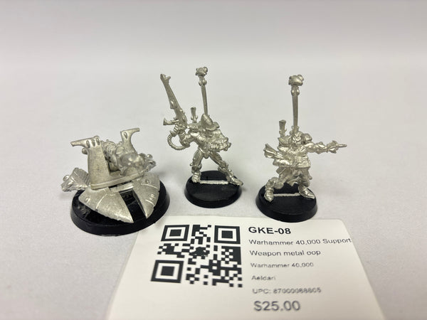 Warhammer 40,000 Support Weapon metal oop GKE-08