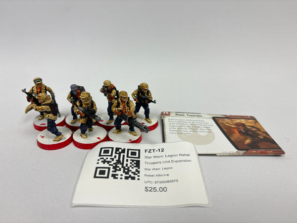 Star Wars: Legion Rebel Troopers Unit Expansion FZT-12