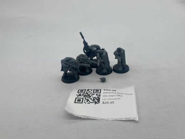 Warhammer 40,000 Scouts With Sniper Rifles EDK-28