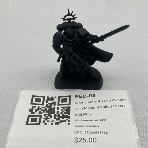Warhammer 40,000 Captain With Master-Crafted Heavy Bolt Rifle FEB-08
