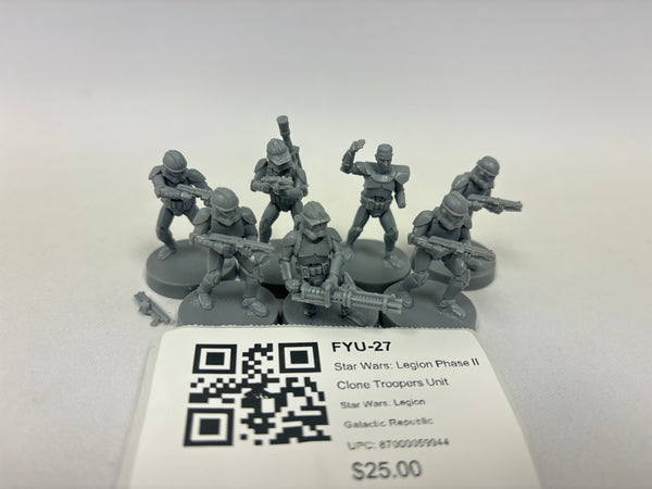 Star Wars: Legion Phase II Clone Troopers Unit FYU-27