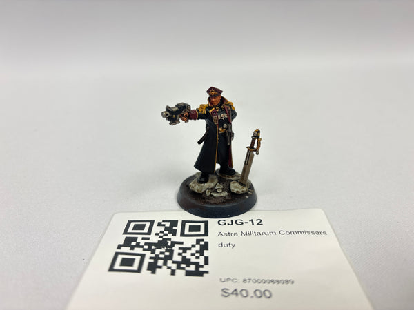 Astra Militarum Commissars duty GJG-12