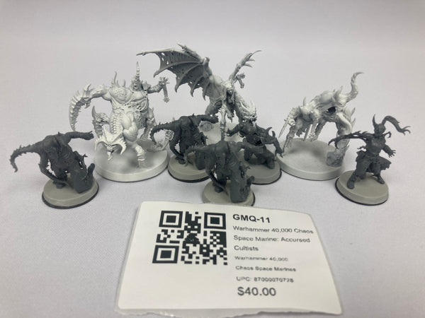 Warhammer 40,000 Chaos Space Marine: Accursed Cultists GMQ-11